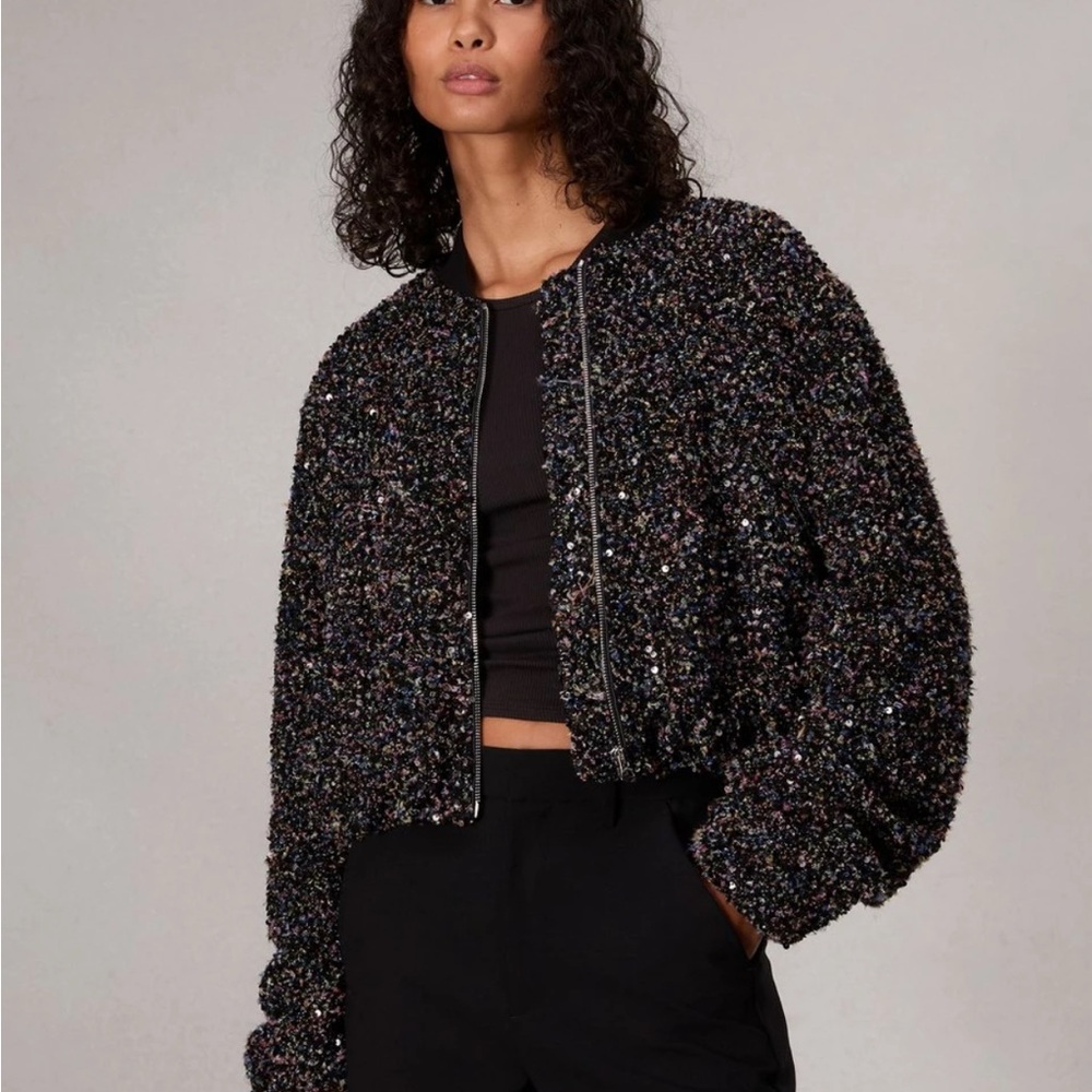 New with tags! Rag and Bone Samira Bomber Jacket perfect for Coachella!